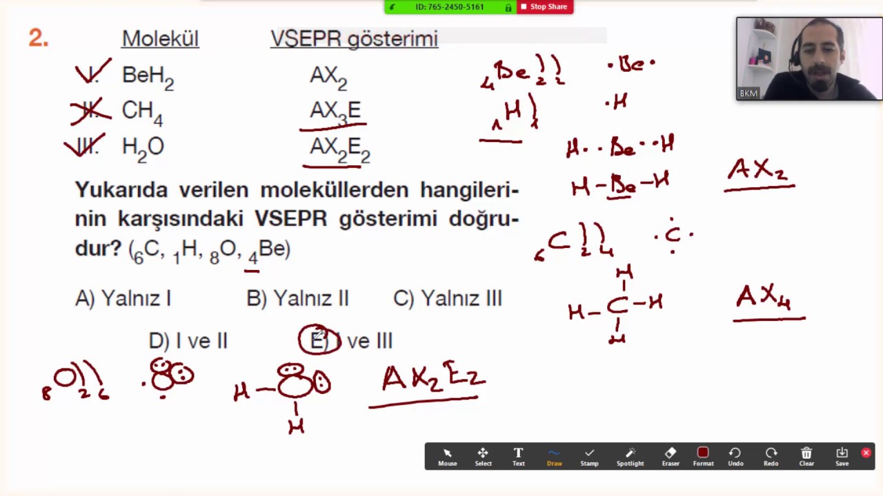 HİBRİTLEŞME İLE İLGİLİ KISA YOLDAN SORU ÇÖZÜMÜ.