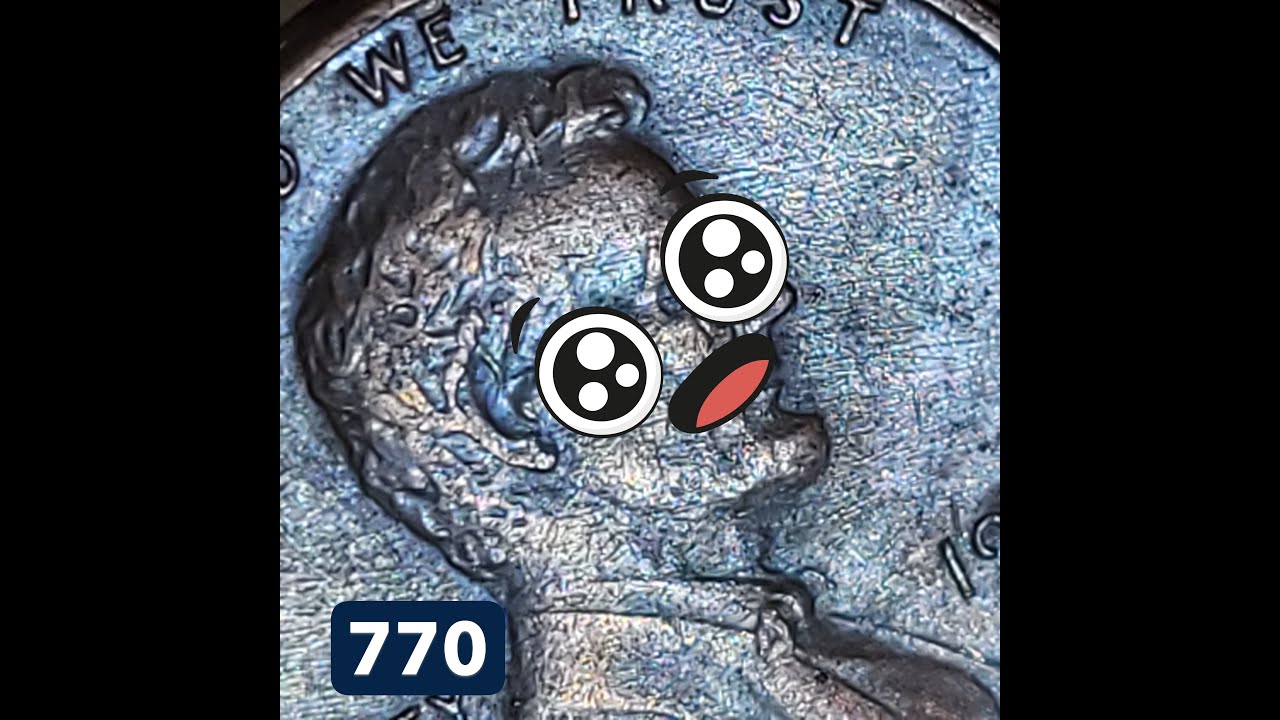 ✝️ GREAT CENT ERROR FOUND TODAY PENNY ROLL HUNTING  🐨 770 #penny #cent #coins #christ #jesuslovesyou