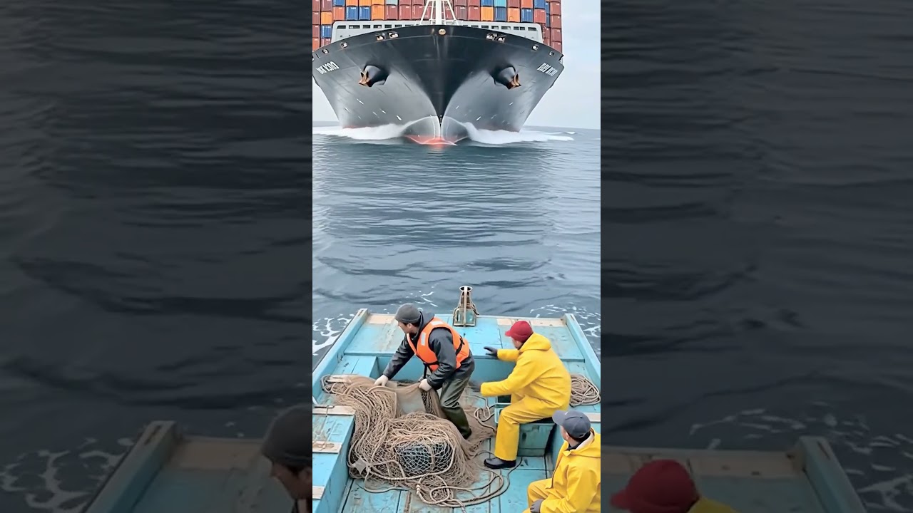 CARGO SHIP Unexpected Crash 🚢🎣