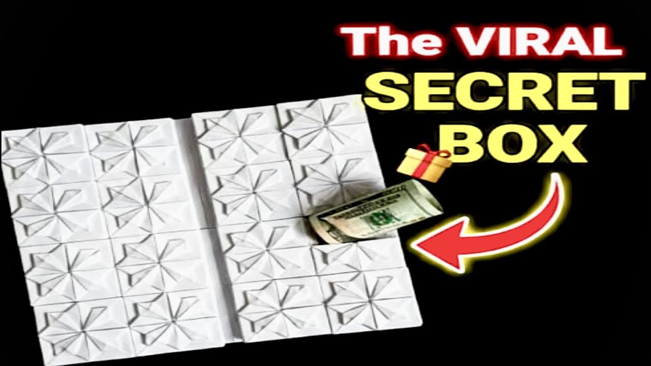 🤩DIY Secret Money Hider Origami 💵: Best Gift Idea! 🎁🧧