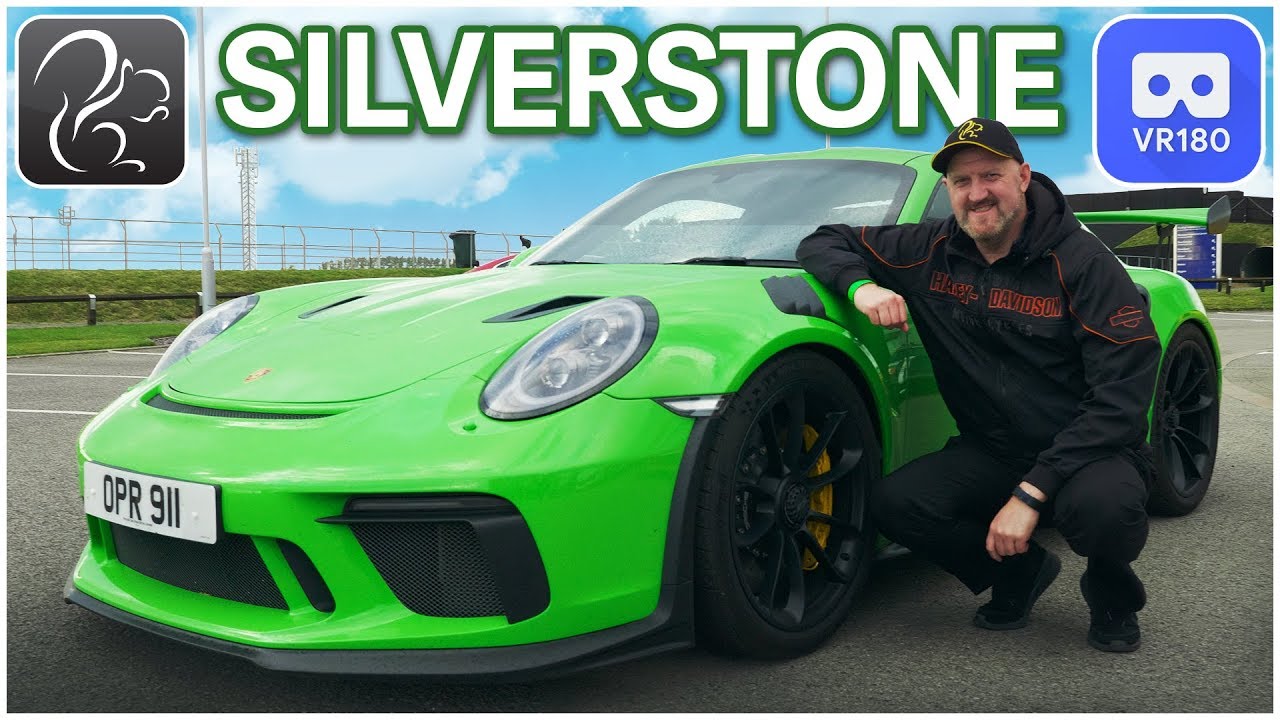 Driving a Porsche 911 GT3 RS on Silverstone Circuit - in VR180