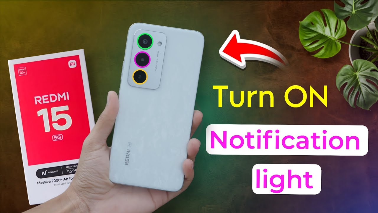 Redmi 15 me Notification Light Kaise Enable Kare | How to Set Notification Light on Redmi 15 5g