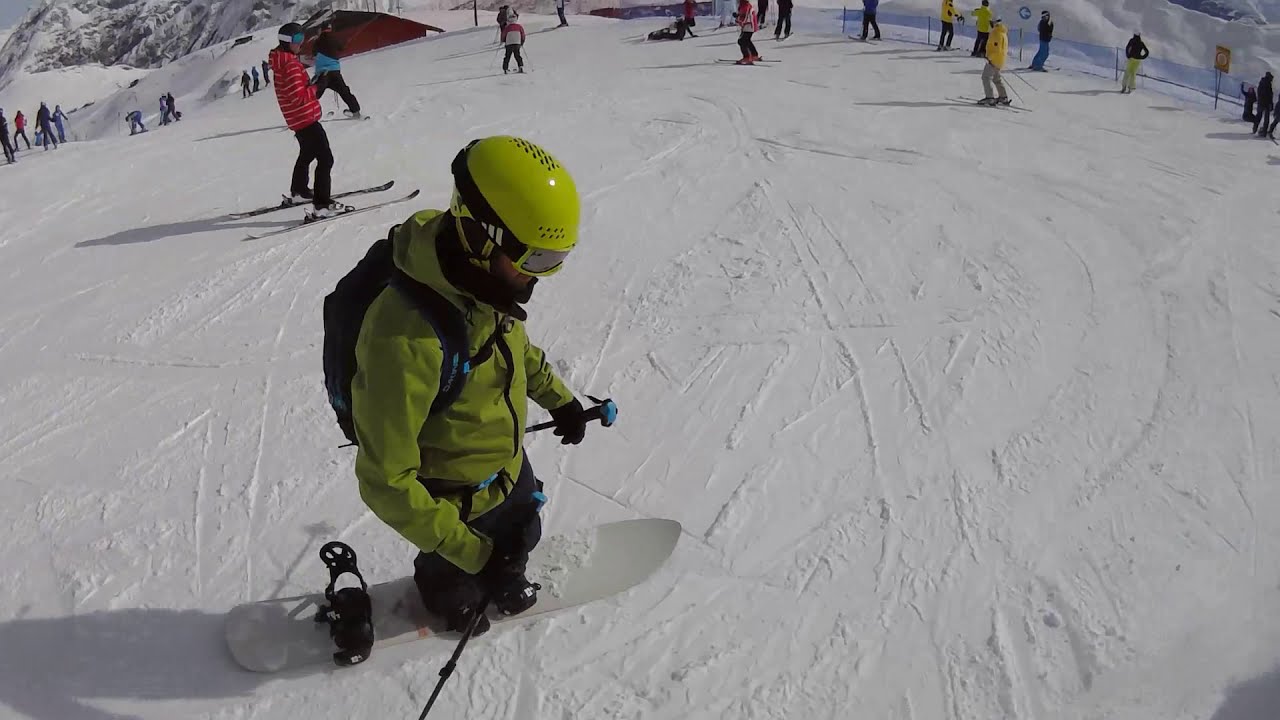 Livigno narty 2016.Czerwona trasa z Mottolino