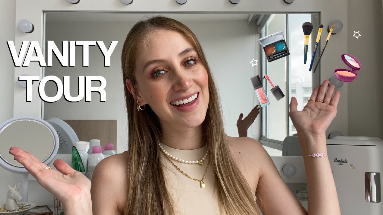 VANITY TOUR / Les muestro mi colección de Skincare y Maquillaje!!!