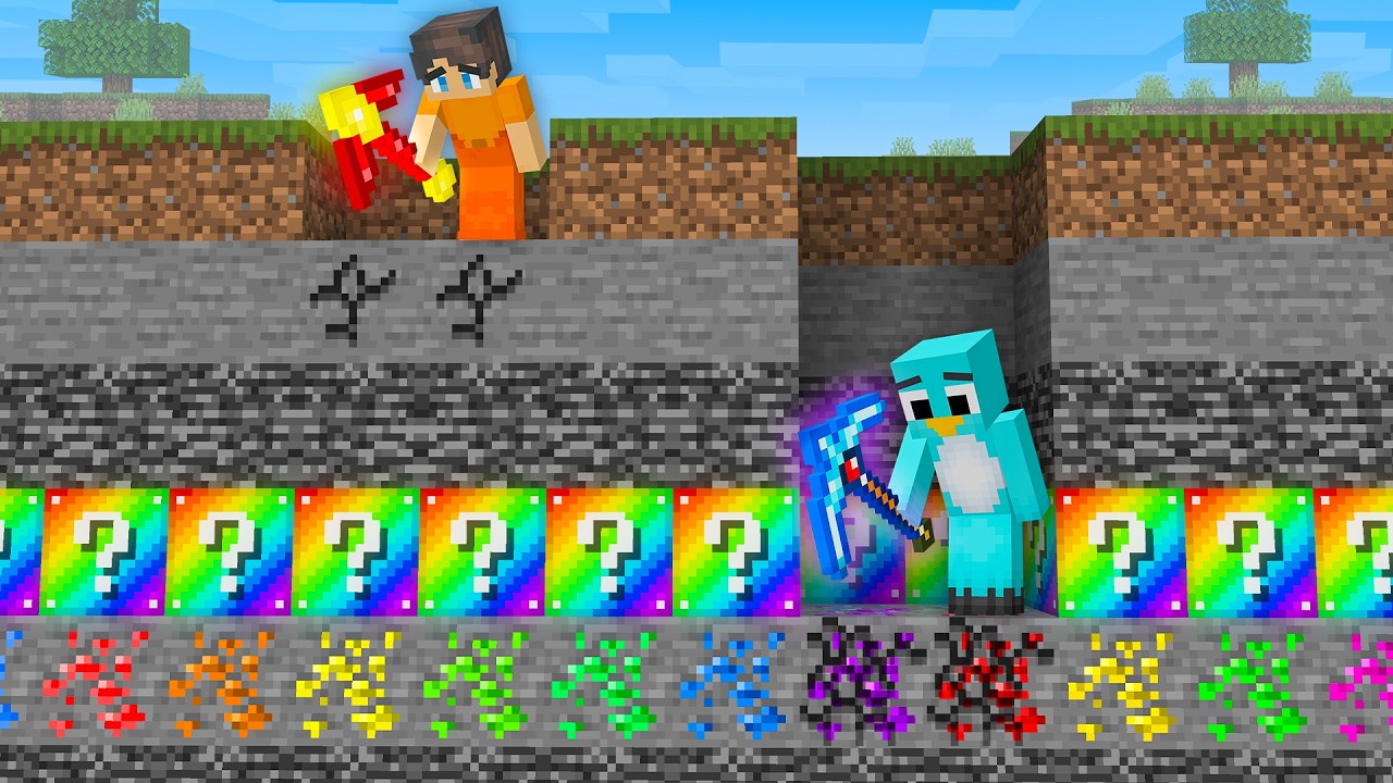 Milo против Chip против друзей: Битва на СУПЕРКИРКАХ в Minecraft