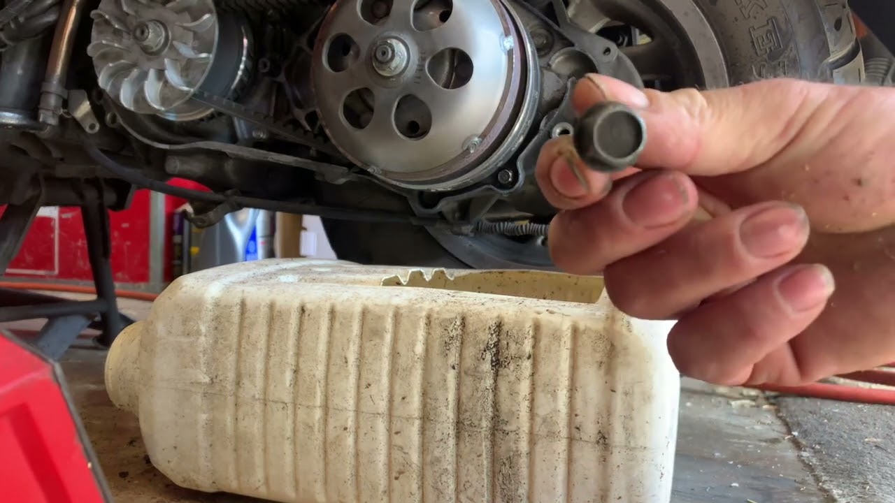 Honda helix changing gear oil