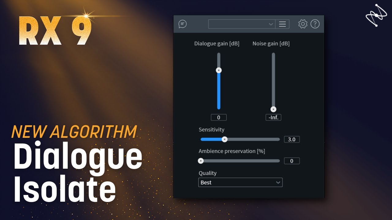 RX 9 Dialogue Isolate: Easily Separate Speech from Background Noise