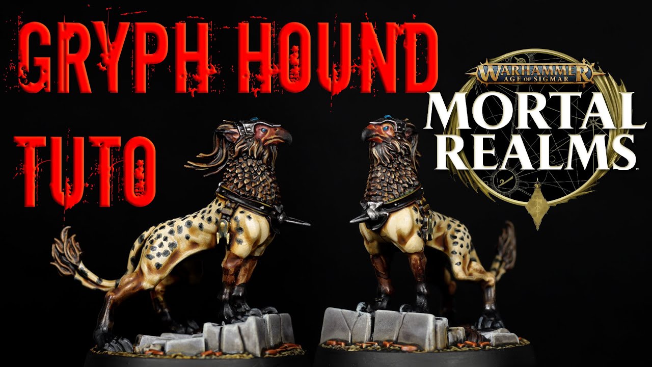 Tuto Figurine - Peindre un Gryph Hound