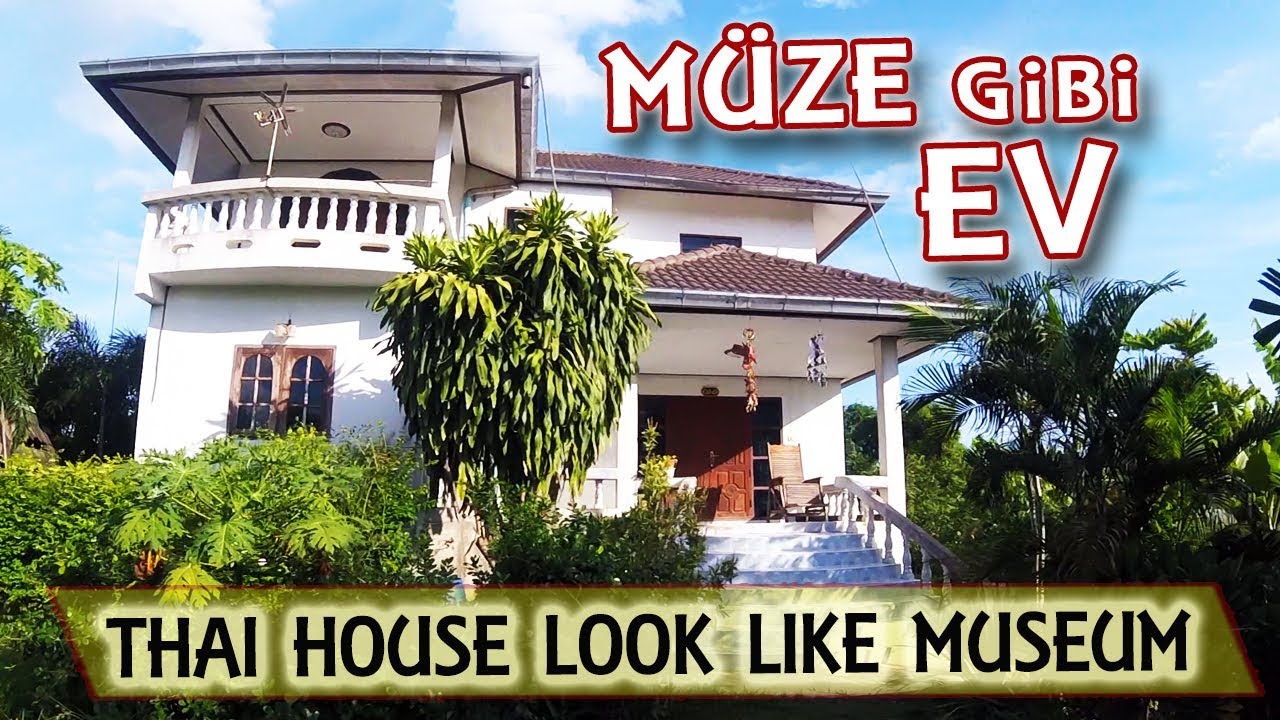 BAH&Ccedil;E İ&Ccedil;İNDE VİLLA / TAYLAND I Bu evdeki eşyalar biraz farklı I Thailand House