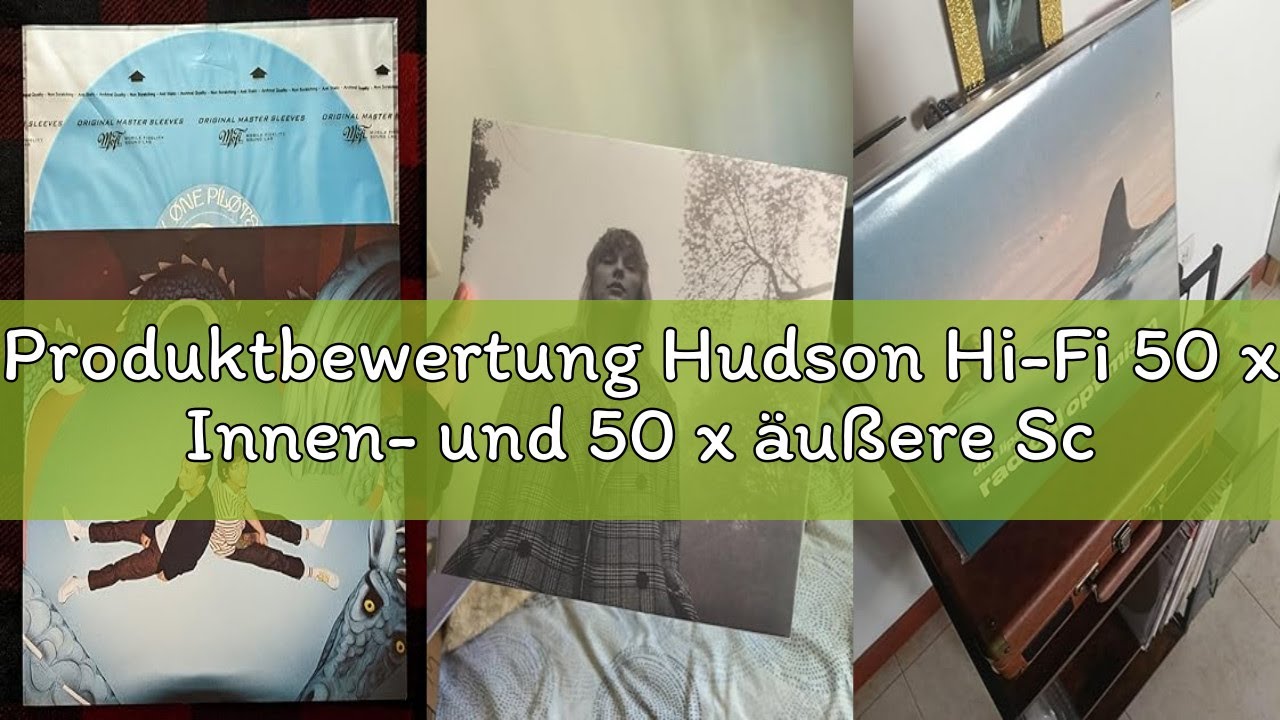 Produktbewertung Hudson Hi-Fi 50 x Innen- und 50 x äußere Schutzhüllen für Vinyl & Schallplatten, bl