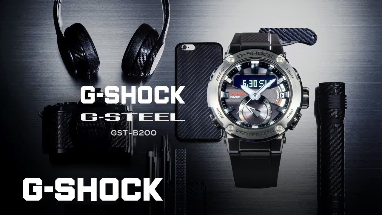 G-STEEL GST-B200 CARBON CORE GUARD : CASIO G-SHOCK