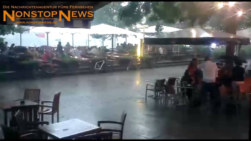 Augenzeugenvideos Unwetter 9.6.2014