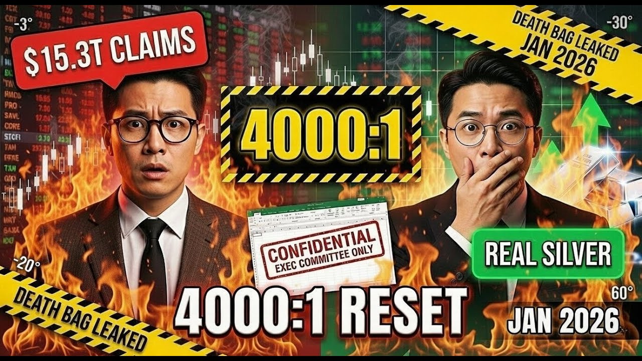 $15 Trillion Leak Just Exposed: The Math Behind Silver&rsquo;s 4,000:1 Reset 🤯