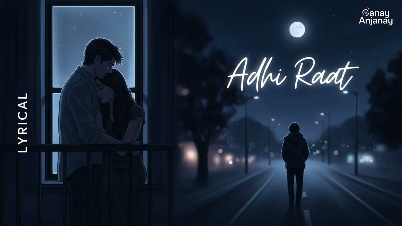 Adhi Raat | Lyrical Romantic Hindi Song | Midnight Love Feel