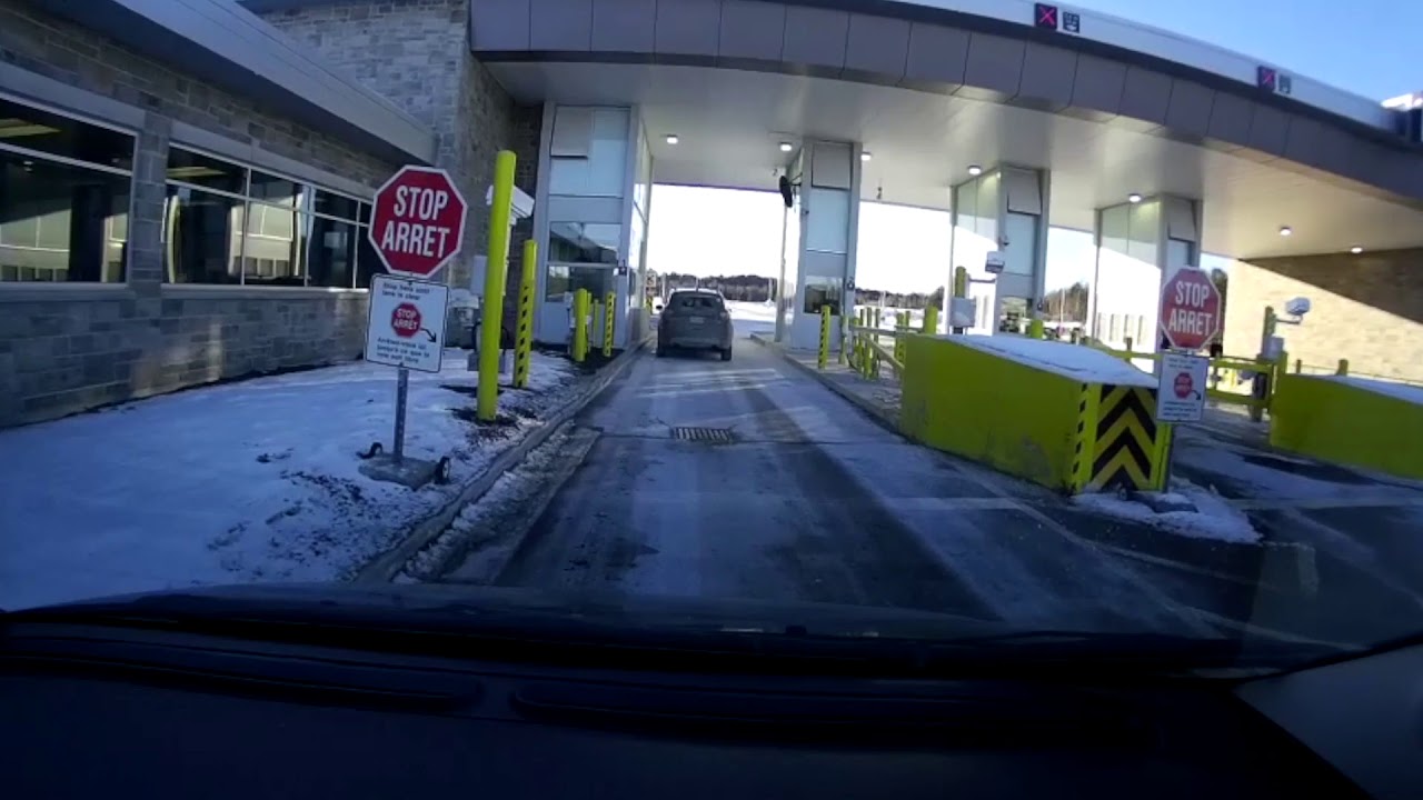 US-Canada Border Crossing, Calais ME to St Stephen NB