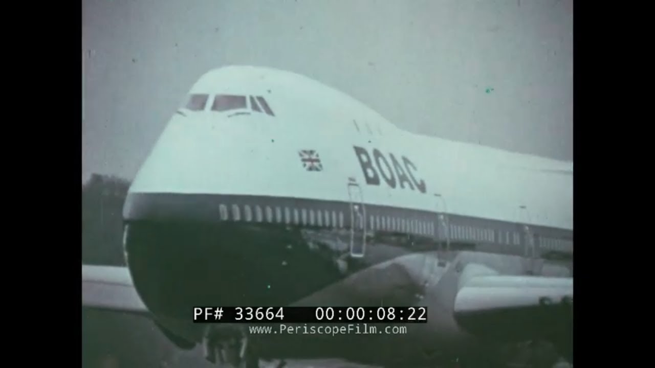 BOAC BRITISH OVERSEAS AIRWAYS CORP. PROMOTIONAL FILM  