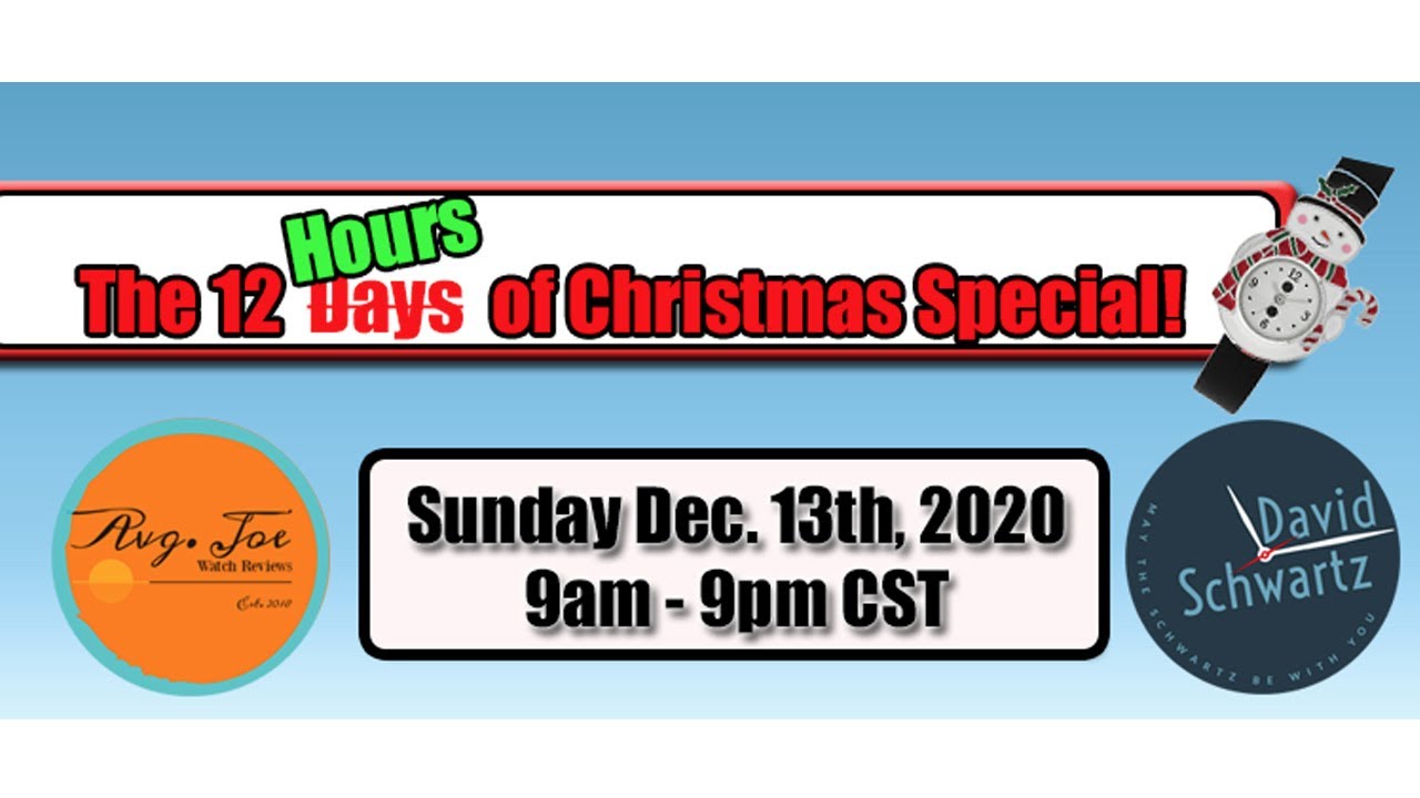 The 12 Hours of Christmas LiveStream Special! Featuring A Special New Guest Every Hour!