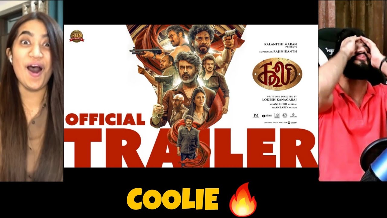 Coolie - Trailer Reaction | Superstar Rajinikanth | Nagarjuna | Anirudh | The Tenth Staar