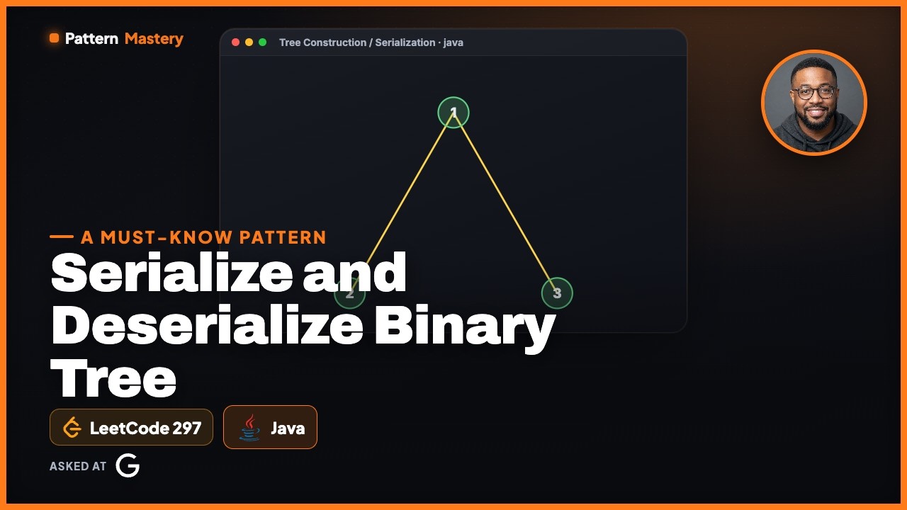 [Java] Serialize and Deserialize Binary Tree - Leetcode 297 -- Illustrated! | Pattern Mastery