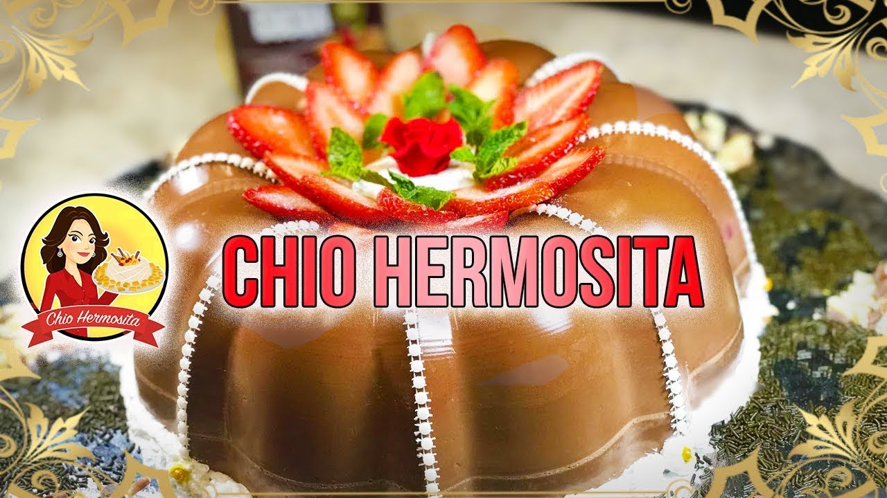 Gelatina de Hershey's 🍫con relleno de fresas 🍓🎄 navideña