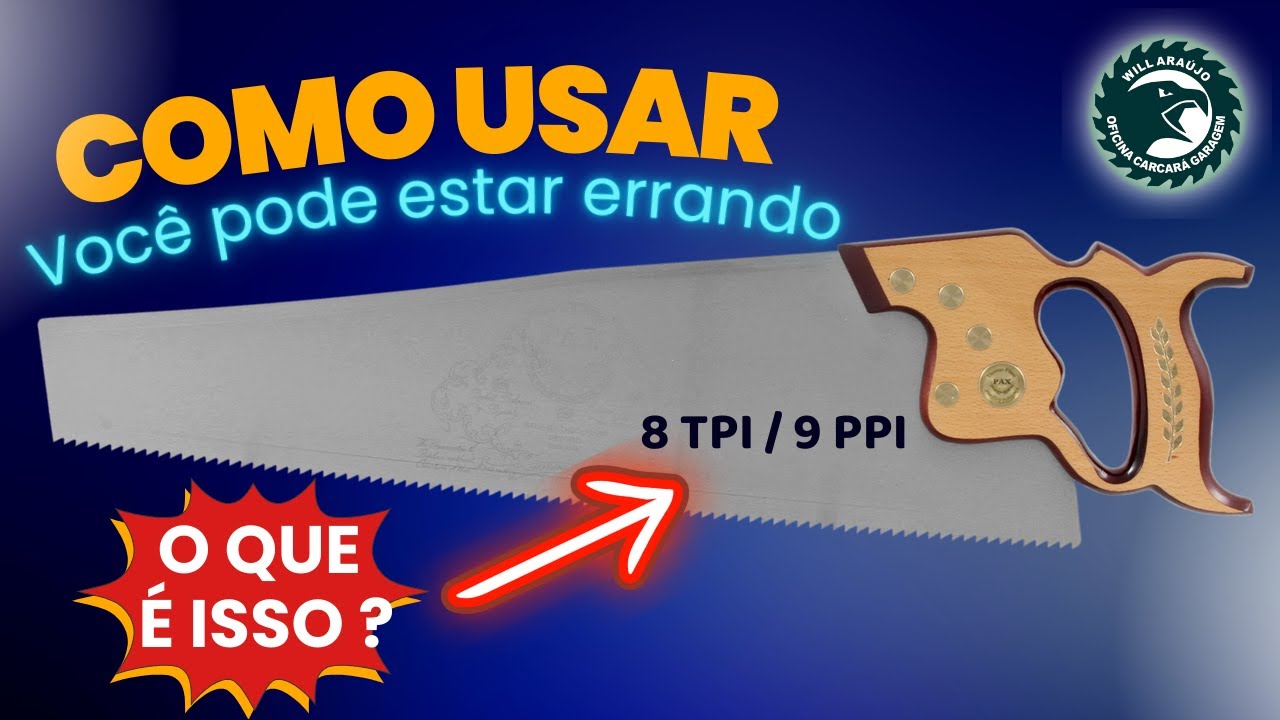 NUNCA FAÇA ISSO COM UM SERROTE - Dicas e técnicas #ferramentas