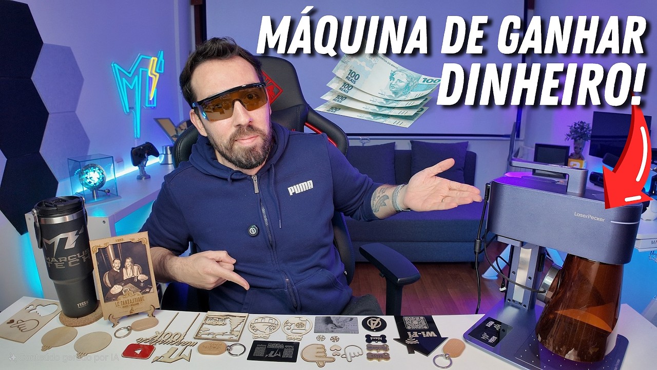 DESCUBRA A LASERPECKER 4 - GANHE DINHEIRO COM GRAVA&Ccedil;&Atilde;O A LASER - RENDA EXTRA TOP