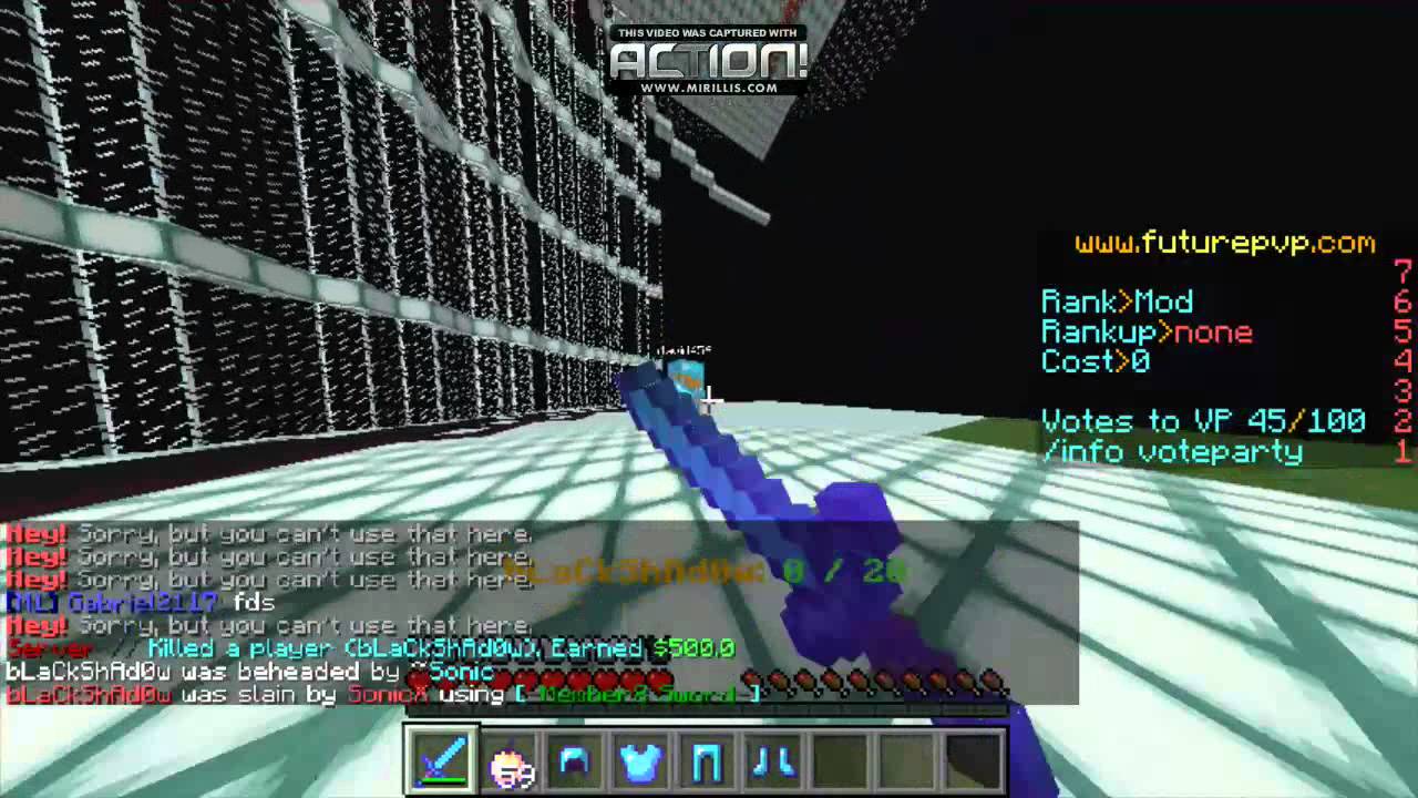 FuturePvP OP Factions 1v1's | SonicX vs David456!