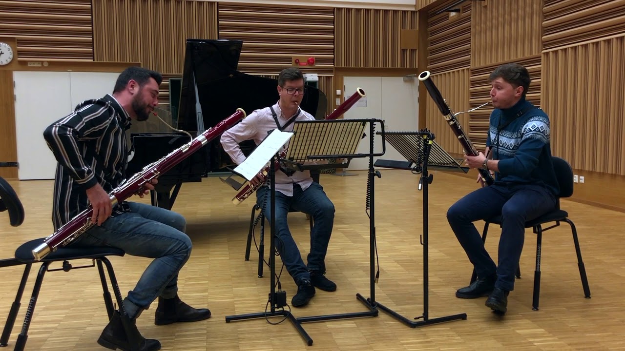 4Fun bassoon trio: Fragment  from 6 Pieces for 3 Bassoons, Op.4 (Weissenborn, Julius)