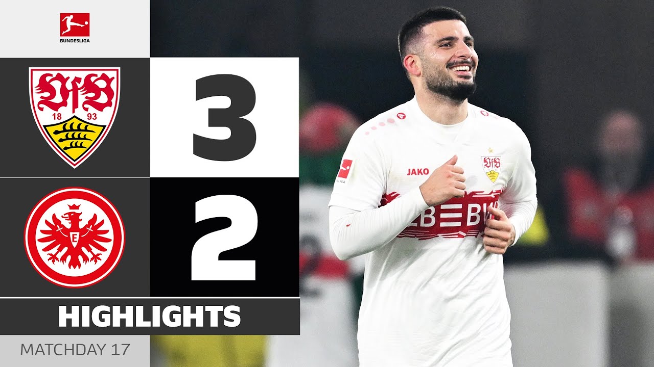 Wild Back-And-Forth In Stuttgart! | VFB STUTTGART - EINTRACHT FRANKFURT | Highlights MD17 Bundesliga