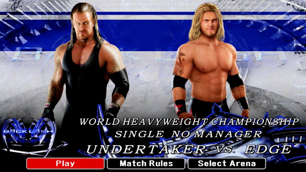 WWE Smackdown vs Raw 2008 - Undertaker vs Edge - World Heavyweight Title Match