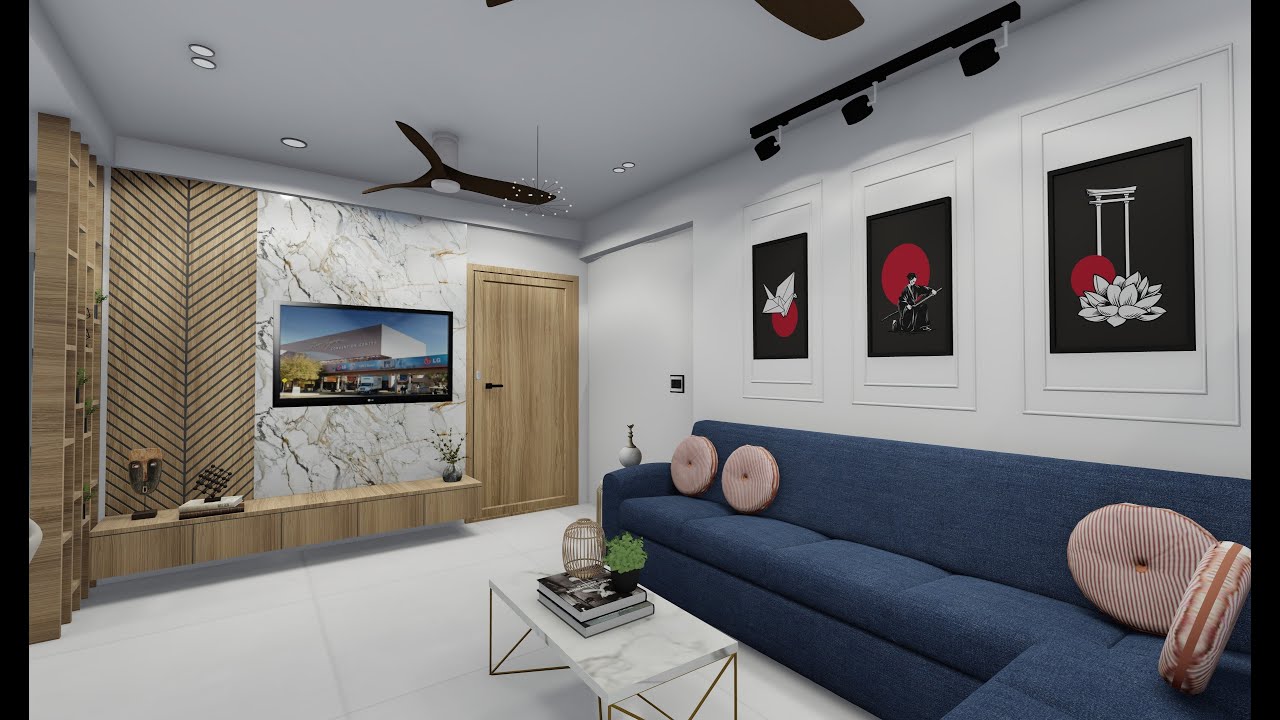 Walkthrough to our upcoming 3BHK Apartment | Architectural Virtual Tour 3D Interior Animation Design