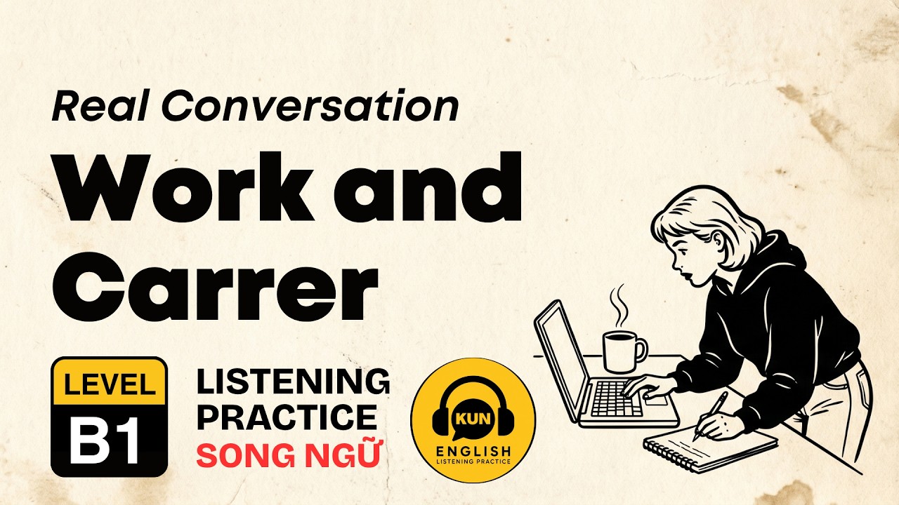 B1 English Listening Practice – Work and Career | Real Conversations for Learners