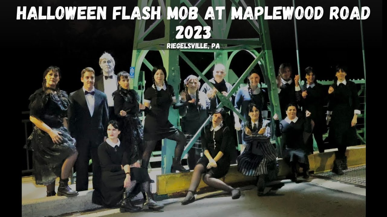 Halloween Flash Mob At Maplewood Road 2023