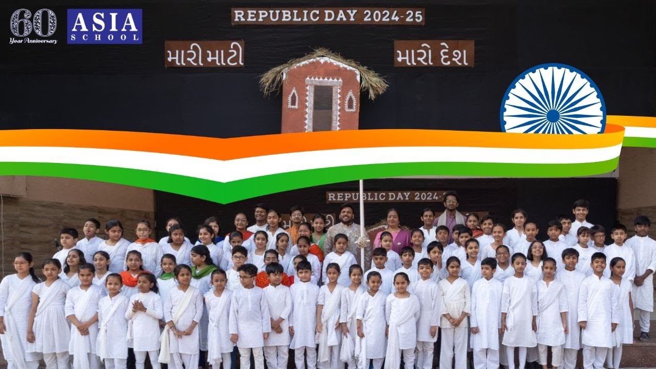 🇮🇳✨ Celebrating the spirit of India's Republic Day 2025 at ASIA English School! (Song: Des Maaro Re)