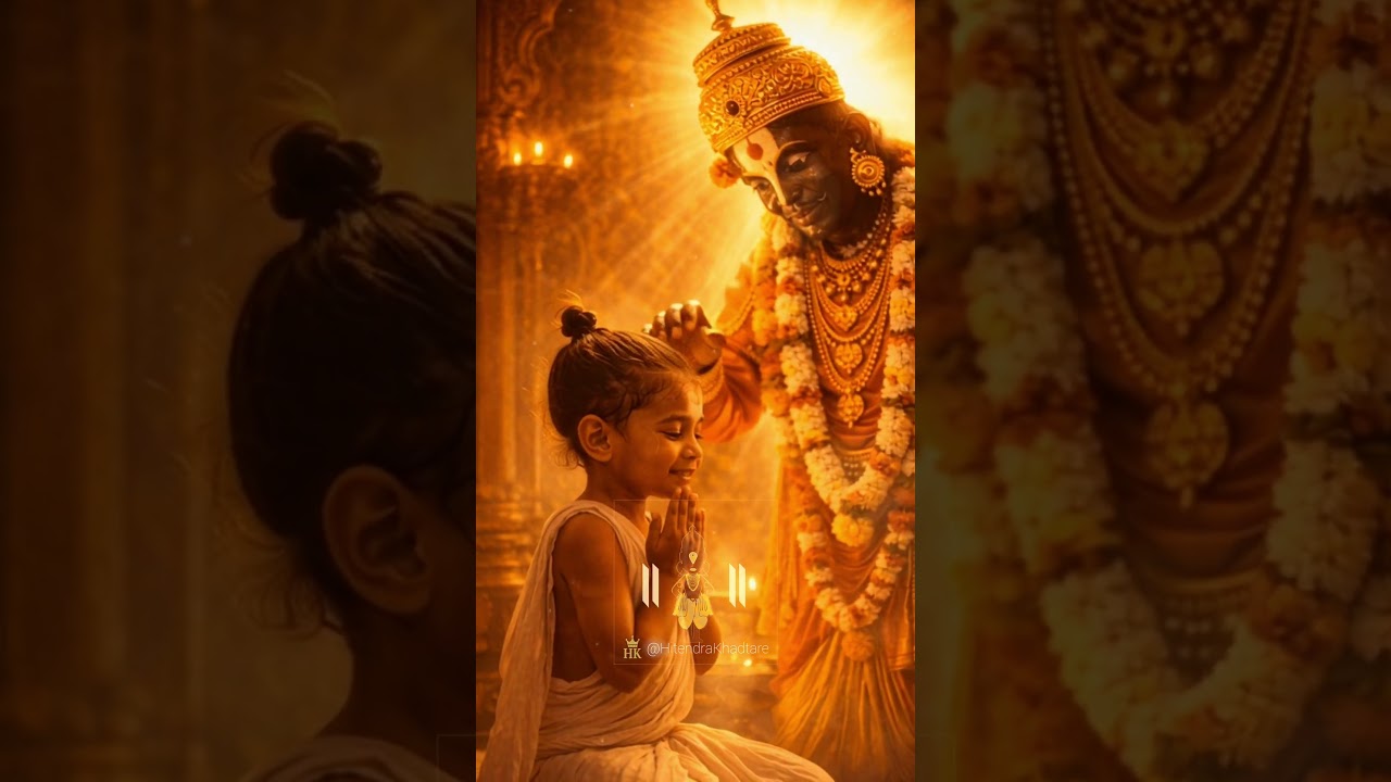 Kanada Raja Pandharicha 🙏 | Vitthal Namdev Bhakti ✨Vitthal Namdev Darshan 🚩 Marathi Bhakti Short