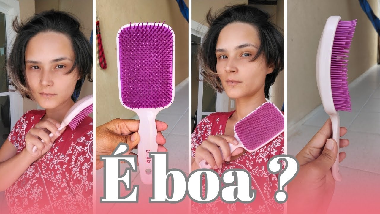 Escova de cabelo que não quebra ? Escova flex raquete belliz - 3 anos de uso
