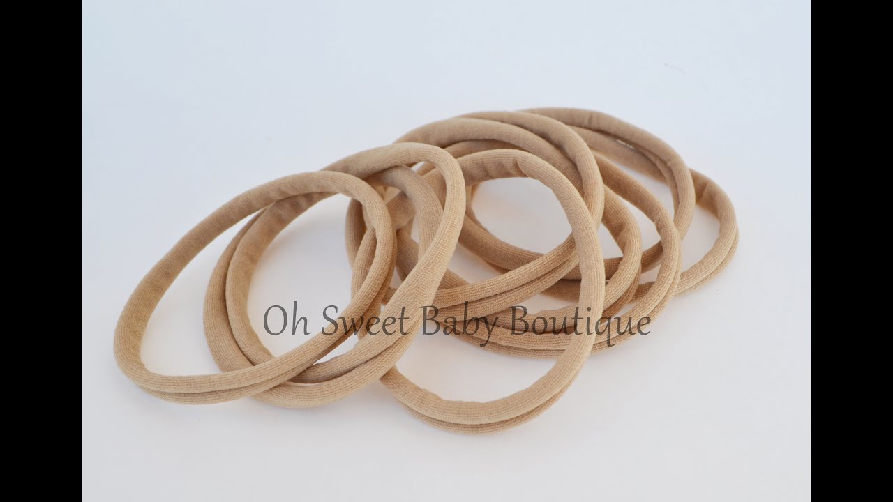 DIY Nylon headband for Babies, Toddlers and Children Using Tights