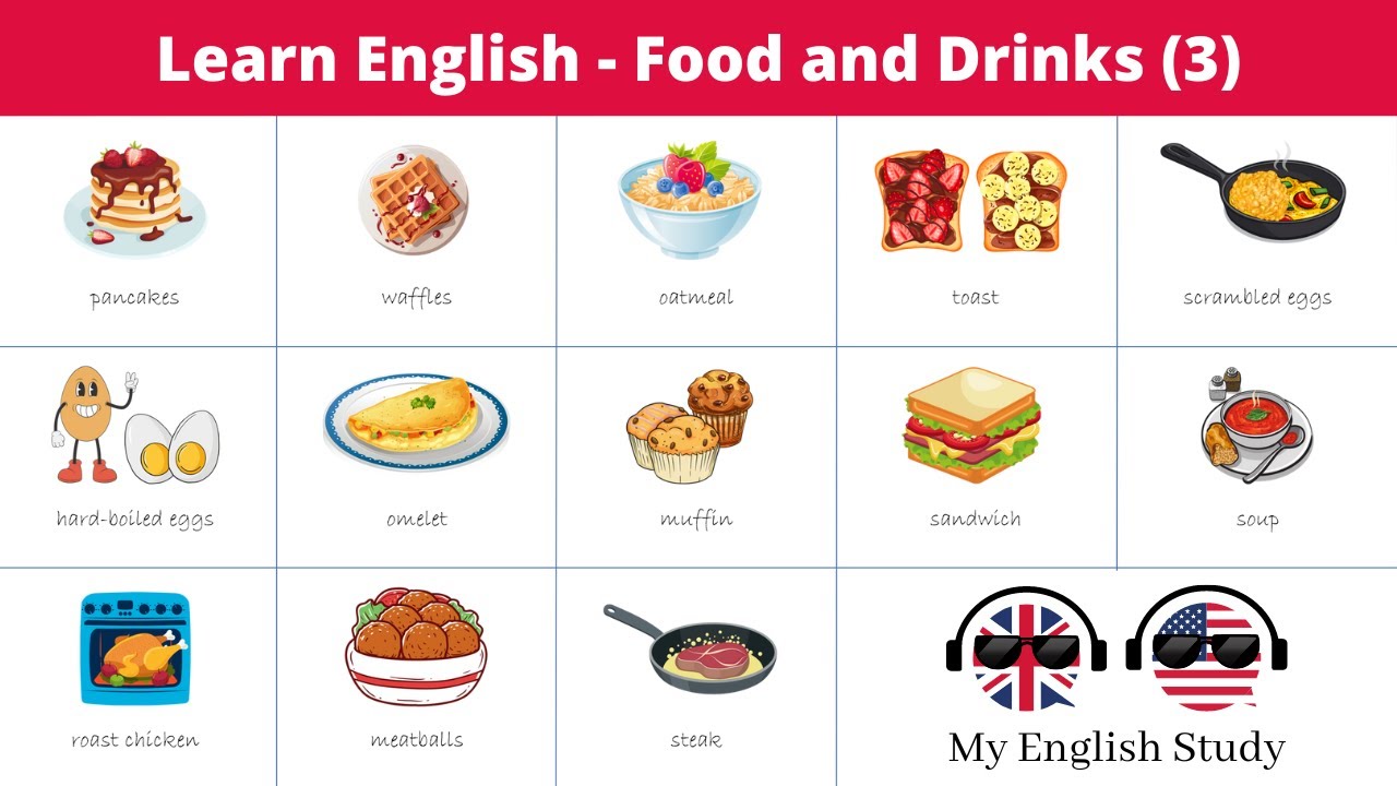 Learn English Vocabulary #24 | Food and Drinks (3)