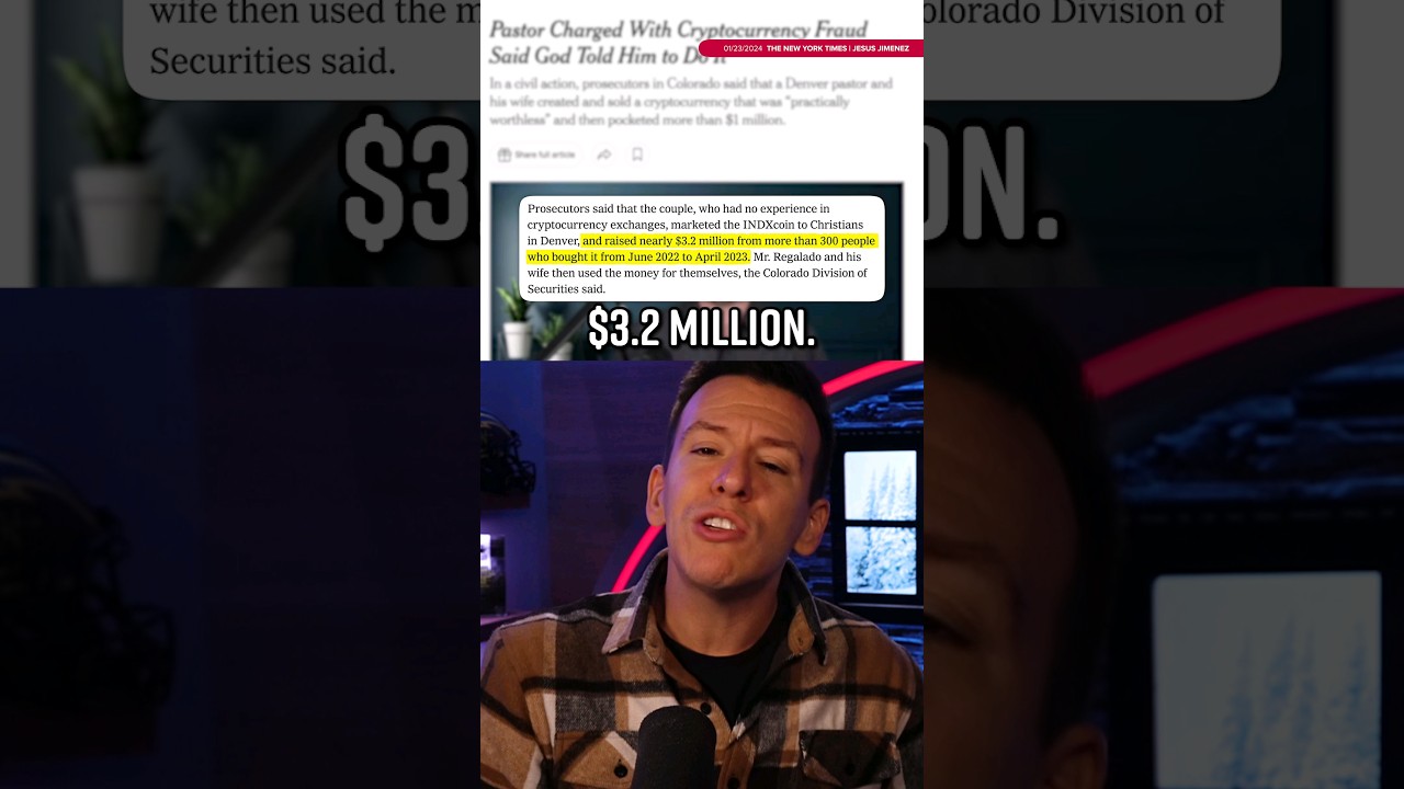 God Tells Pastor to Create Crypto Scam #Shorts