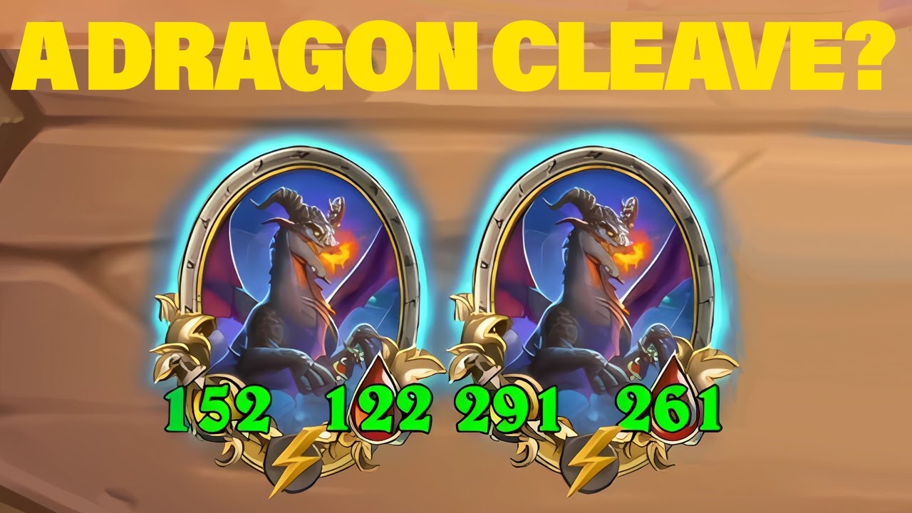 Getting Carried By a Double Golden of The New 7 Drop Dragon | Dogdog Hearthstone Battlegrounds
