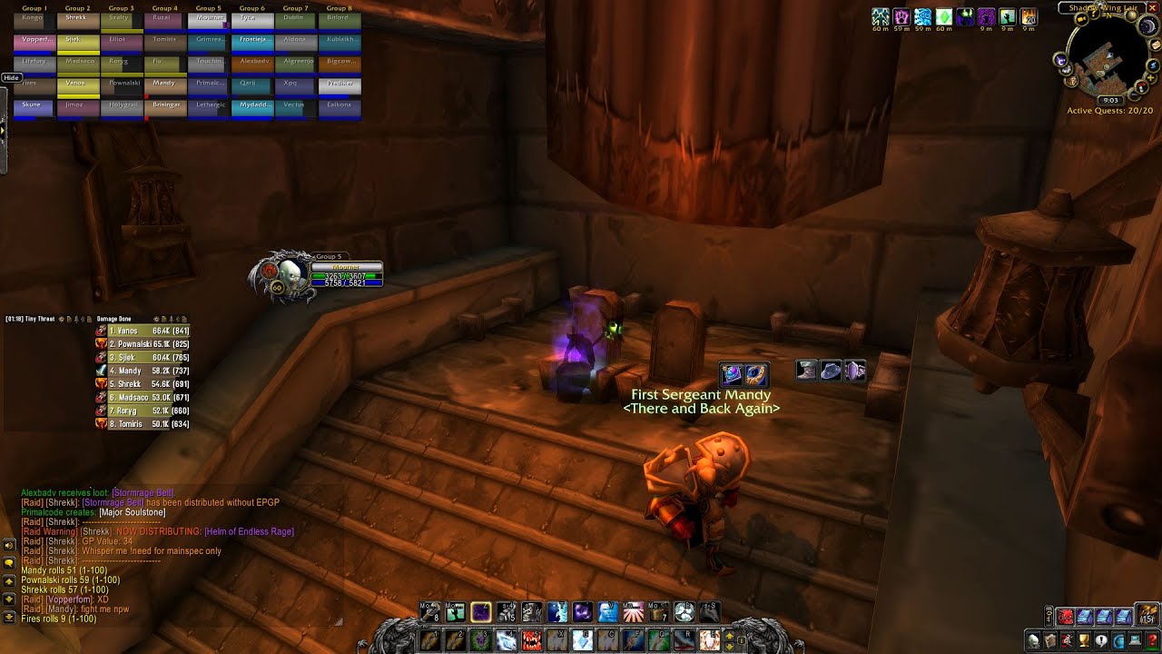 Classic WoW Shadow Priest DPS - BWL(Mograine-EU)