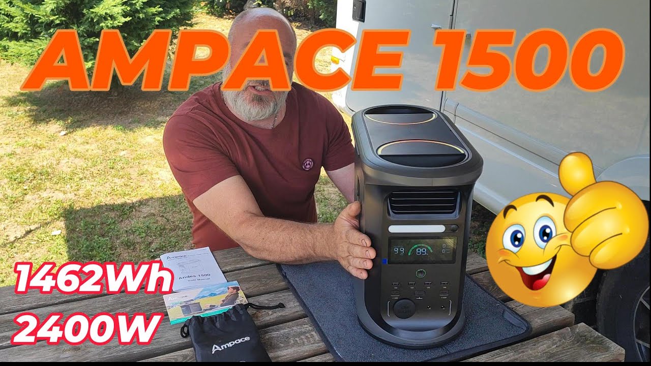 La meilleur station d'energie  Ampace 1500#ampace #nomad #camping #batteries