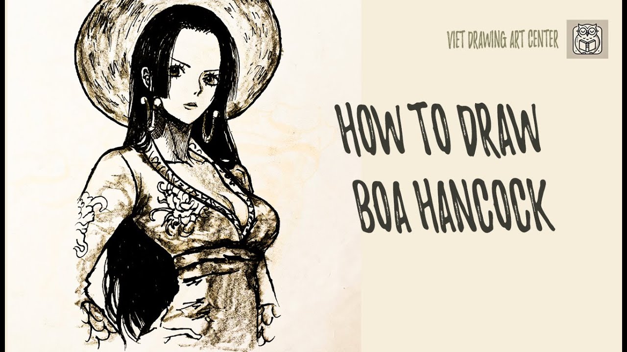 How to Draw Boa Hancock | One Piece Drawing Tutorial