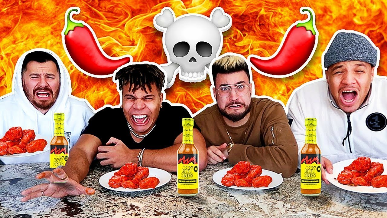 Last To Stop Eating SPICY CHICKEN WINGS Wins $1000!
