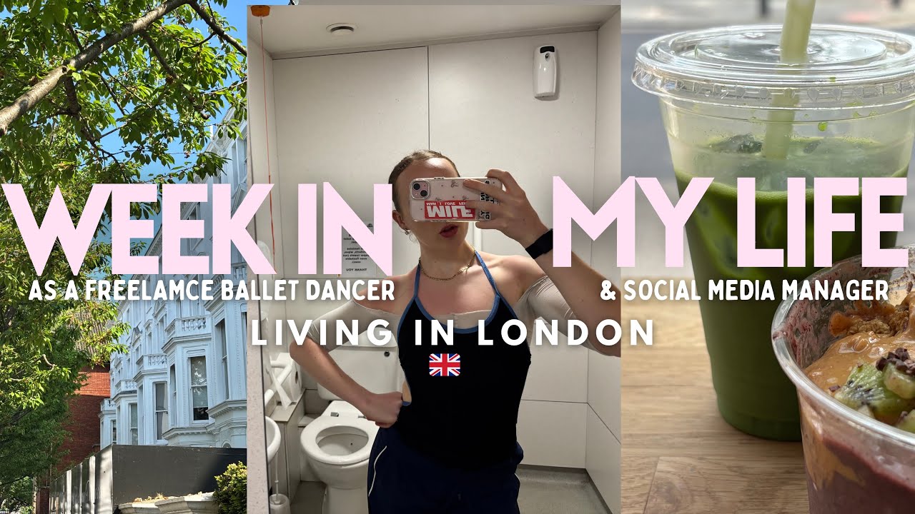 Week in my life as a ballet dancer // freelance in London, social media manager, audition season