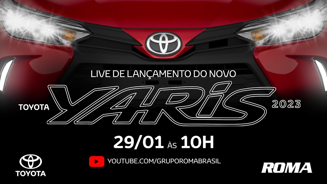 LIVE DE LANÇAMENTO - NOVO TOYOTA YARIS 2023