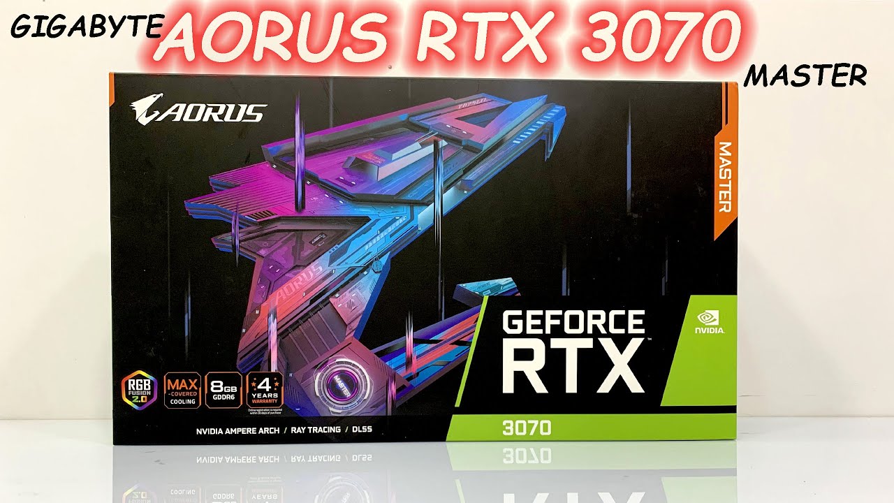 AORUS RTX3070 MASTER  UNBOX INSTALL BENCHMARK GAMEPLAY