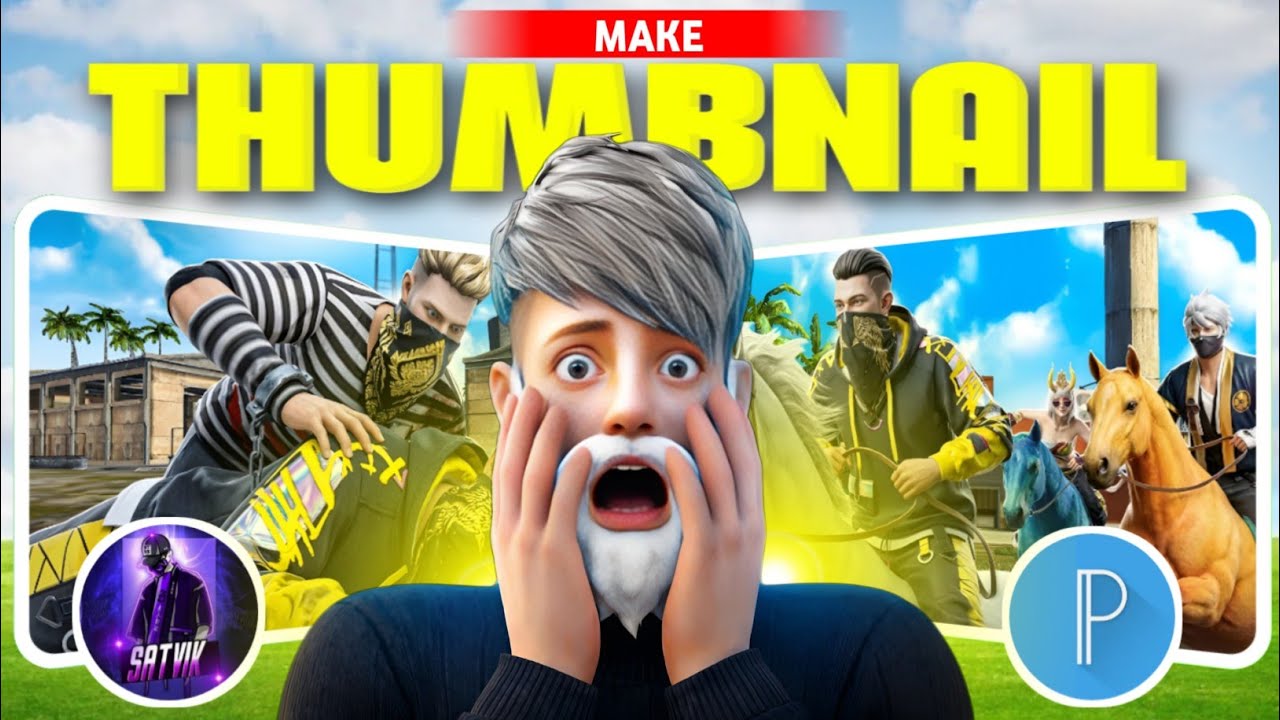 How To Make Thumbnail Like Satvik 😱 | Viral Thumbnail Secret 2026 | &lrm;⁨@satvik⁩&nbsp; #ThumbnailEditing