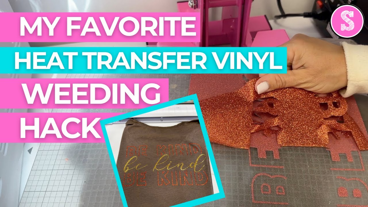 😍 You HAVE to Try This Heat Transfer Vinyl Weeding Trick!