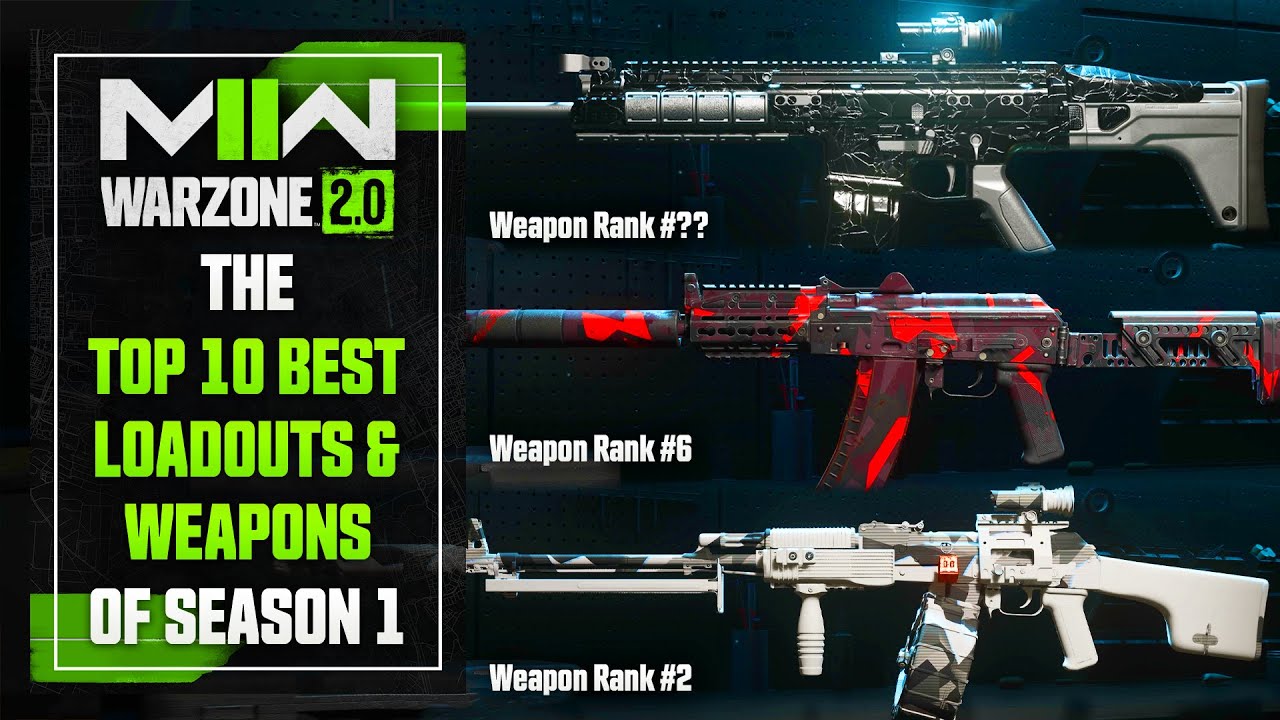 WARZONE 2.0: The Top 10 BEST LOADOUTS To Use For Season 1 (Warzone 2 Best Weapons)